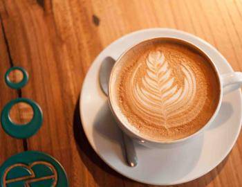 Latte from Coffeebar in Truckee CA